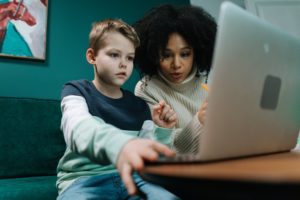 Child on laptop